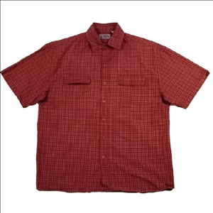 3/$20 U.S. Expedition Red Plaid Button-Down Shirt